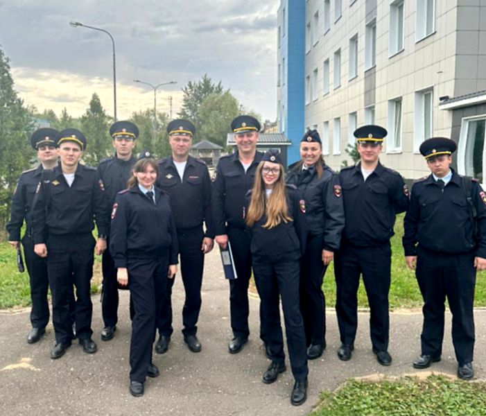 В полицию Рузы приехали перенимать опыт молодые правоохранители из разных округов