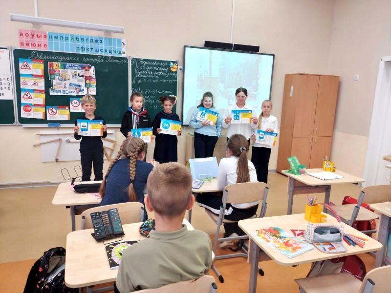 Тучковские школьники ознакомились с историей возникновения правил дорожного движения