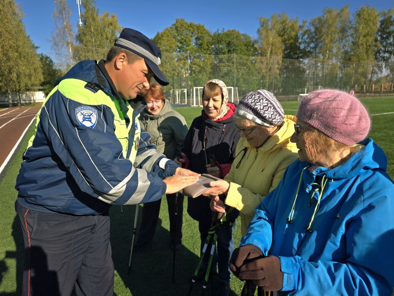 Ружанам старшего поколения напомнили о дорожной безопасности