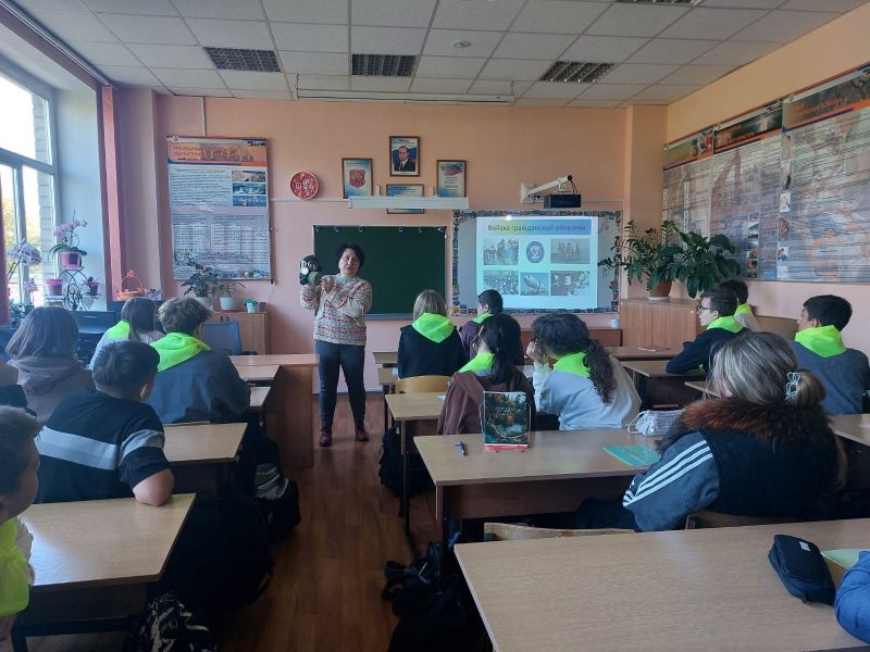 Рузским школьникам – о роли и задачах сил гражданской обороны