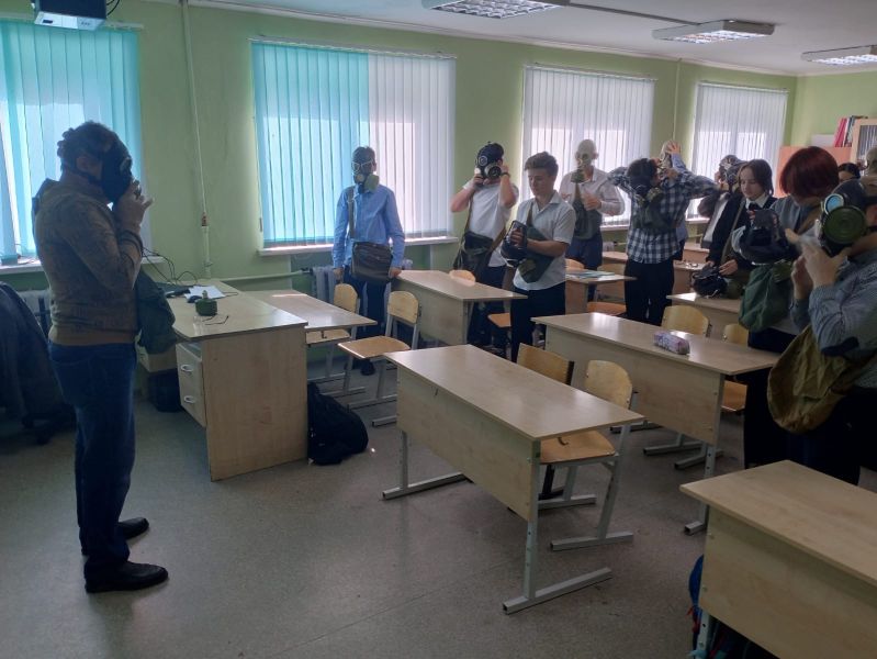 Рузским школьникам рассказали о задачах гражданской обороны