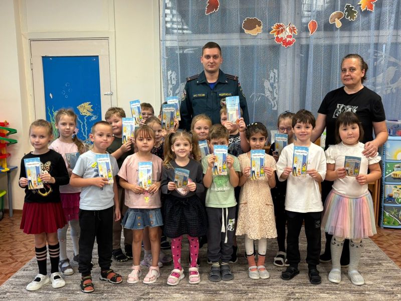Тучковским детсадовцам – об ответственном отношении к правилам пожарной безопасности