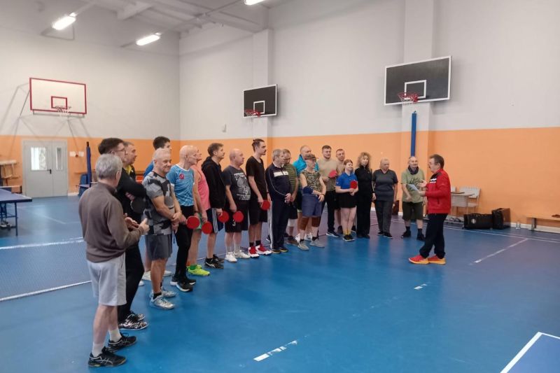 Жители Рузского округа сразились в настольный теннис