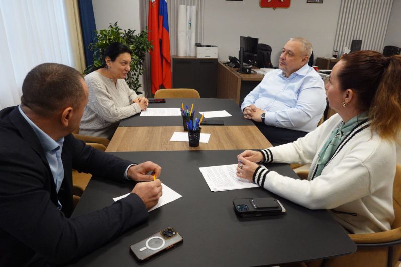 Александр Горбылёв провёл встречу с исполняющей обязанности Уполномоченного по защите прав предпринимателей в Московской области