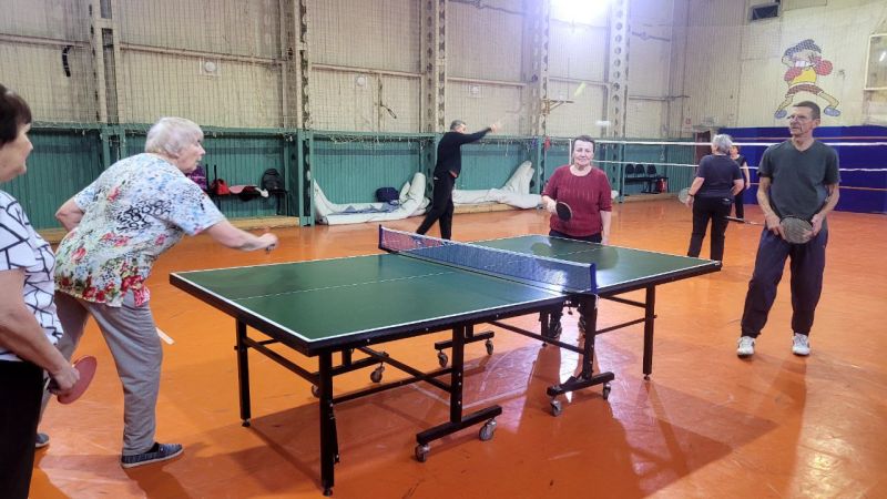 Рузских долголетов приглашают играть в настольный теннис