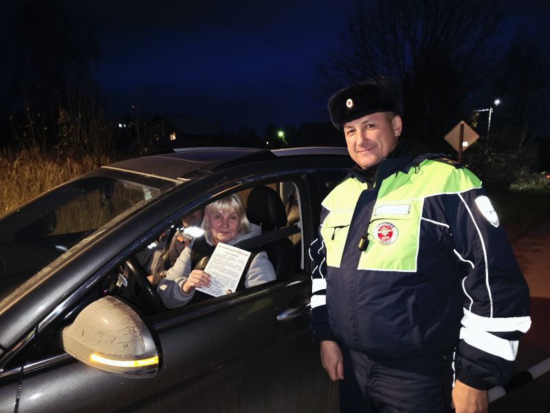 В Рузе провели рейд «Детское кресло»