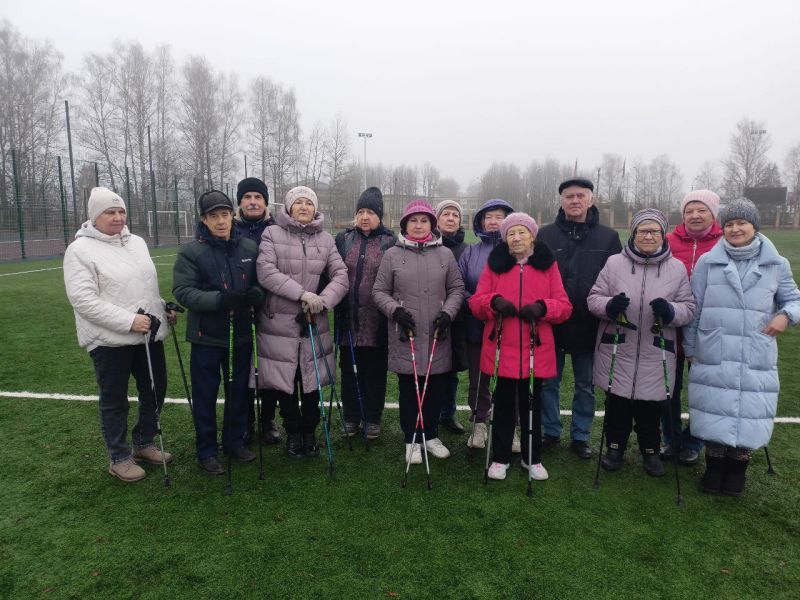 Долголетов приглашают заняться скандинавской ходьбой