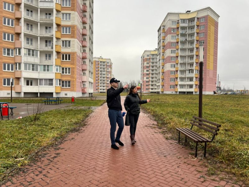 Партийцы провели обход территории в Рузе 