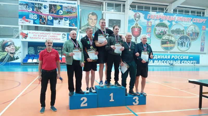 Ружане вошли в тройку лидеров открытого турнира по настольному теннису в Гагарине