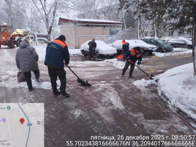Александр Горбылёв рассказал о ходе уборки снега в округе