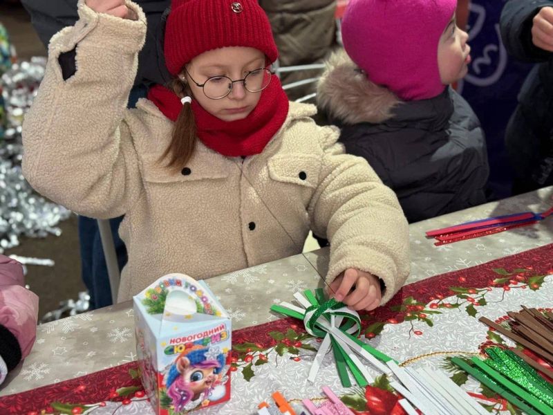 В парке «Городок» прошёл очередной день «МастЕРской Деда Мороза» 