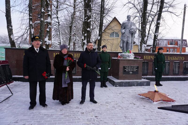 В Тучково отметили День освобождения посёлка от немецко-фашистских захватчиков 