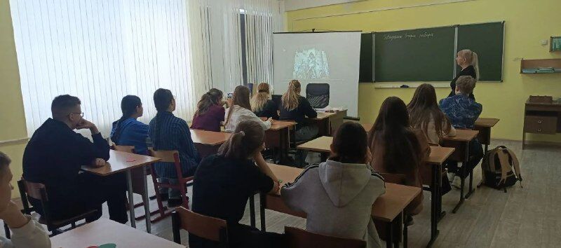 Орешковским школьникам – о Михаиле Салтыкове-Щедрине