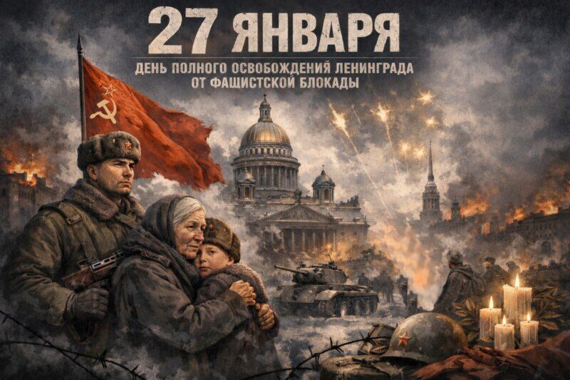 Сегодня – день снятия блокады Ленинграда