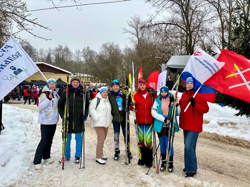 «Лыжня России»: сотрудники Рузской больницы присоединились к массовому старту в Химках