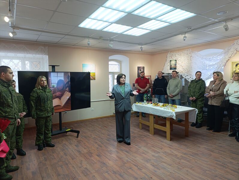 В Рузском музее открылась выставка портретов участников специальной военной операции