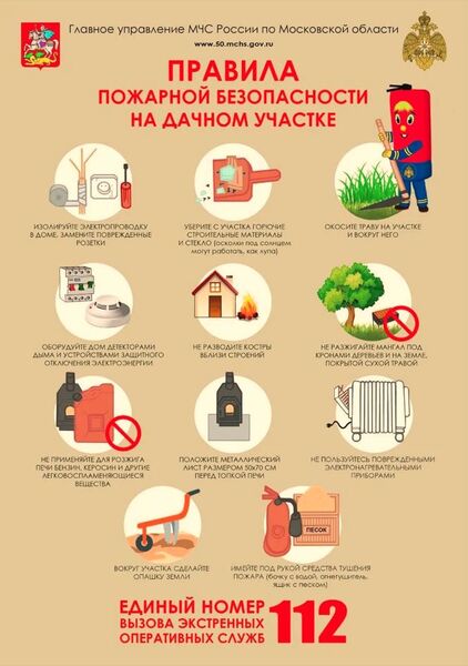 Владельцам земельных участков напоминают о важности соблюдения правил пожарной безопасности 