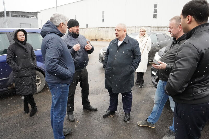 Александр Горбылёв проинспектировал ход капитального ремонта объездной дороги в Тучково