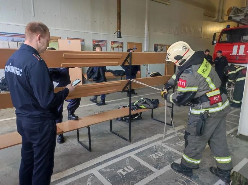 Огнеборцы ГКУ МО «Мособлпожспас» прошли аттестацию на право руководства тушением пожаров