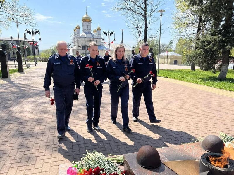 Сотрудники «Мособлпожспас» приняли участие в памятных мероприятиях, посвящённых 81-й годовщине Победы в ВОВ