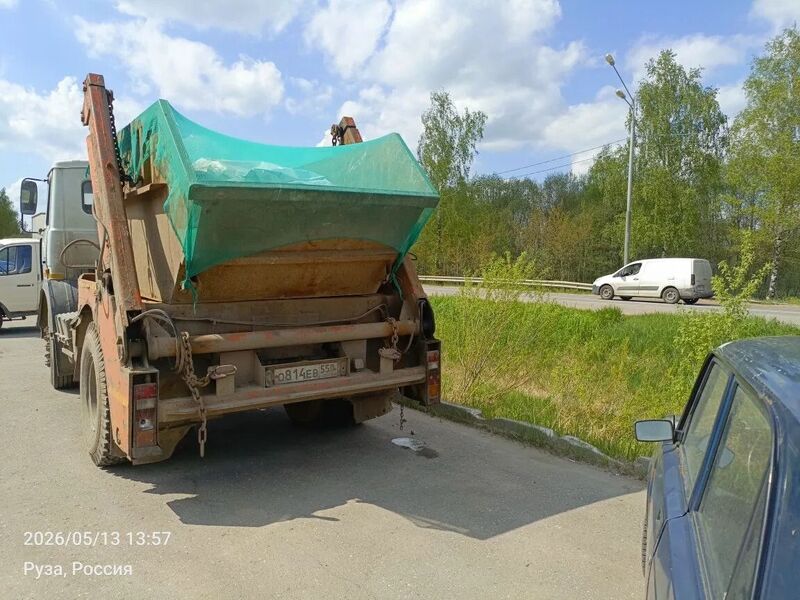 В Рузском округе задержан водитель за повторный незаконный вывоз мусора
