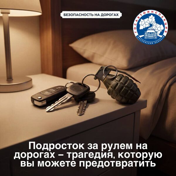 Ключи от транспорта должны быть в недоступном для детей месте  