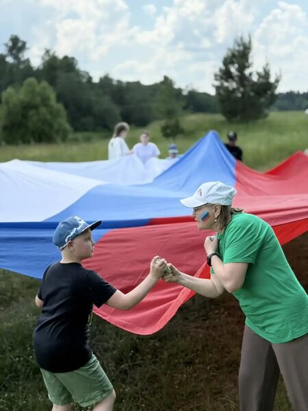 Спортивно-патриотическое мероприятие прошло в Рузском семейном центре «Созвездие»