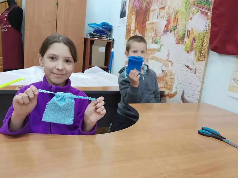 Тучковские ребята осваивали азы шитья