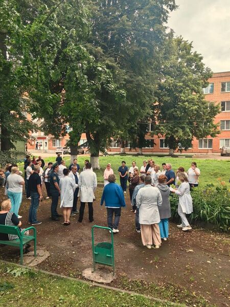 В Рузской больнице прошли учения по отработке действий в случае атаки беспилотным летательным аппаратом