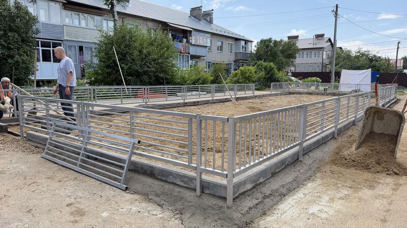 В Ивойлово готовится к открытию новая детская площадка