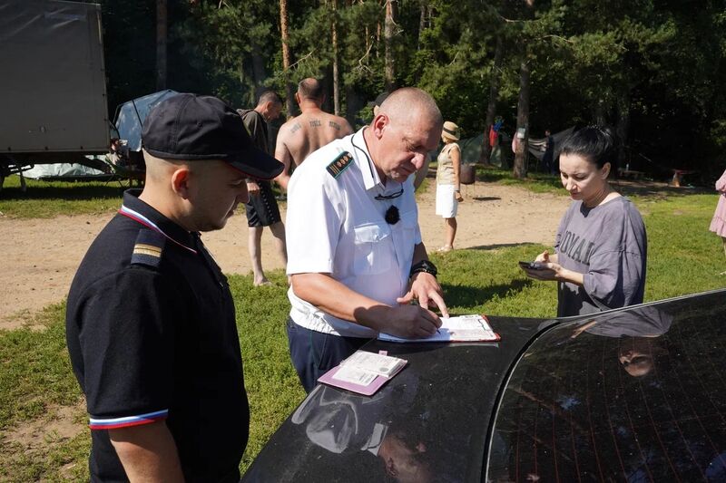 Профилактический рейд по безопасности на воде на Озернинском водохранилище