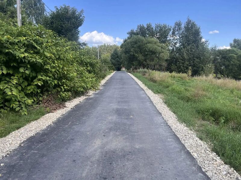 В Хотебцово обновили муниципальную дорогу