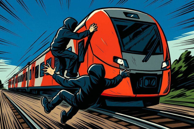 Московско-Смоленская транспортная прокуратура предостерегает: проезд снаружи поездов смертельно опасен!