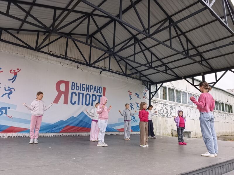 В Рузе прошли занятия по фитнес-аэробике