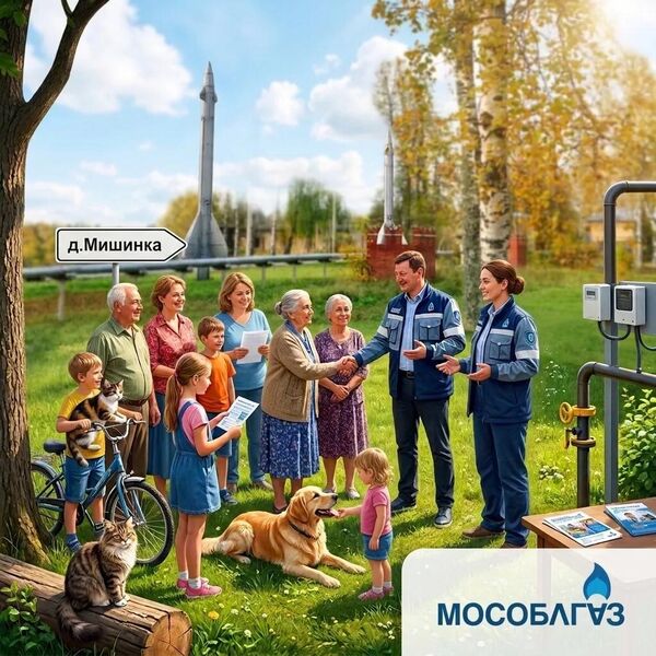 Газ придет в д. Мишинка Рузского округа: Мособлгаз приглашает жителей на встречу
