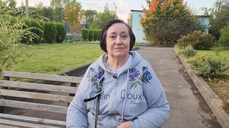 В Нестерово проголосовала ветеран труда Евгения Нагула