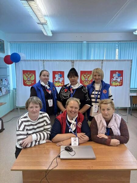 На одном из участков в Рузском округе избирателей встречают шесть Татьян